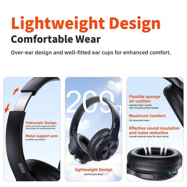 QuietMaster Wireless Over-Ear Headphones